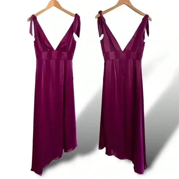 Mulberry Maxi Asymmetric Dress - Picture 7 of 10